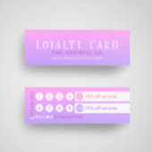 Gradient Mini Loyalty Kaart