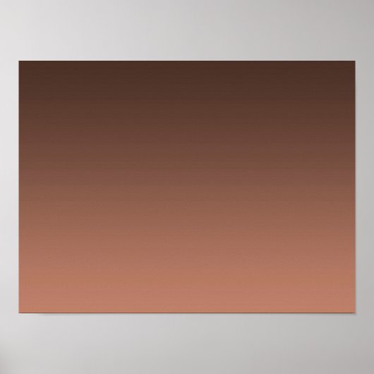 Gradiënt Mocha - licht tot diep | Seizoensstemming Poster (Voorkant)
