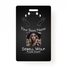 Gradiënt Moon Phase Employee Badge