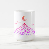 Gradient Mug "Vivid Peaks & Moon" Koffiemok (Center)