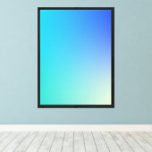 Gradiënt muurkunst ontwerp canvas afdruk (Insitu (Houten vloer))