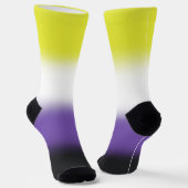 Gradient Non-binaire Pride  Sokken (Gebogen)