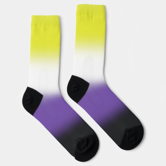 Gradient Non-binaire Pride  Sokken (Rechts)