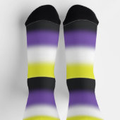 Gradient Nonbinary Pride Flag Sokken (Top)