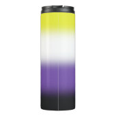 Gradient Nonbinary Pride Thermosbeker (Achterkant)