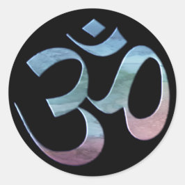 Gradient Om Ronde Sticker