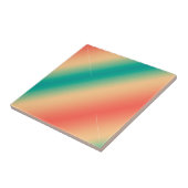 Gradient ombre coral blush beige green soft blurre tegeltje (Zijkant)