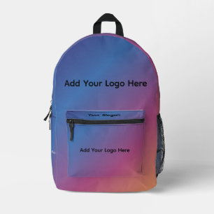 Gradient Ombre Rugzak, ontwerp Bedrukte Rugzak