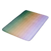 Gradiënt ombre stripe met zachte, troebele groene  badmat (Gekanteld)