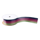 Gradiënt ombre stripe met zachte, wazig multicolo satijnen lint (Spoel)