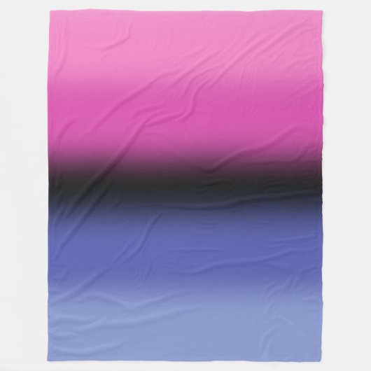 Gradient Omnisexual Pride Flag – Omnisexual Flag Fleece Deken (Voorkant)
