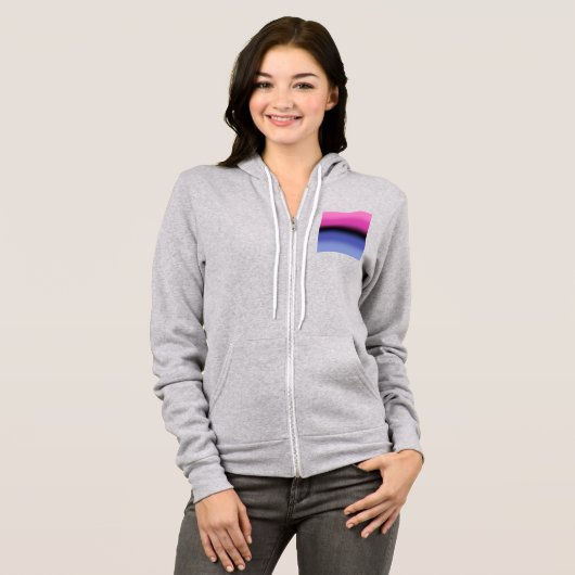 Gradient Omnisexual Pride Flag – Omnisexual Flag Hoodie (Voorkant volledig)