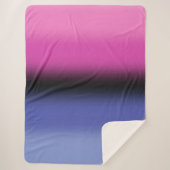 Gradient Omnisexual Pride Flag – Omnisexual Flag Sherpa Deken (Voorkant)