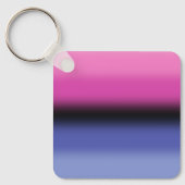 Gradient Omnisexual Pride Flag – Omnisexual Flag Sleutelhanger (Voorkant)