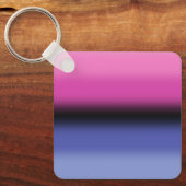 Gradient Omnisexual Pride Flag – Omnisexual Flag Sleutelhanger (Voorkant)
