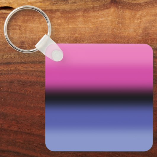 Gradient Omnisexual Pride Flag – Omnisexual Flag Sleutelhanger (Voorkant)