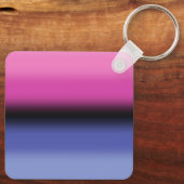 Gradient Omnisexual Pride Flag – Omnisexual Flag Sleutelhanger (Achterkant)
