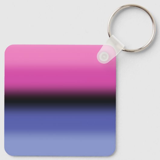 Gradient Omnisexual Pride Flag – Omnisexual Flag Sleutelhanger (Achterkant)