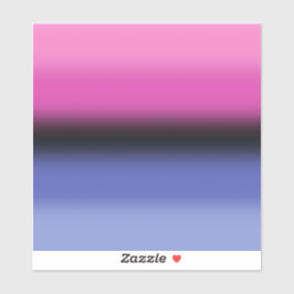 Gradient Omnisexual Pride Flag – Omnisexual Flag Sticker