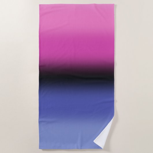 Gradient Omnisexual Pride Flag – Omnisexual Flag Strandlaken (Voorkant)