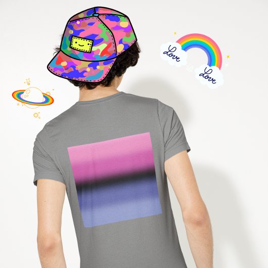 Gradient Omnisexual Pride Flag – Omnisexual Flag T-shirt