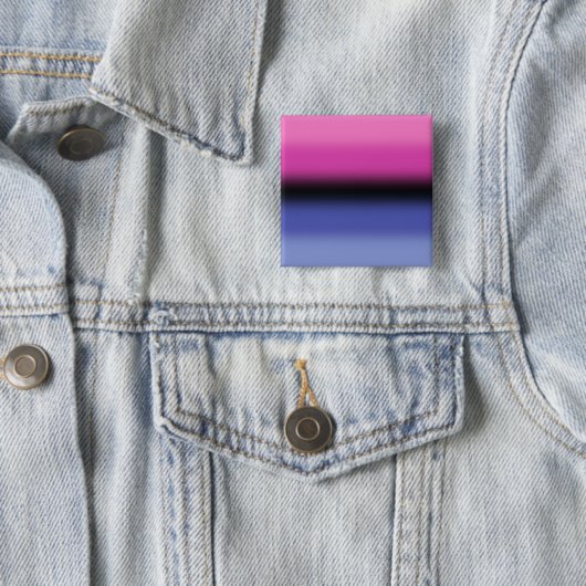 Gradient Omnisexual Pride Flag – Omnisexual Flag Vierkante Button 5,1 Cm (In situ)