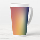 gradiënt ontwerp achtergrond op latte mok (Rechterhoek)