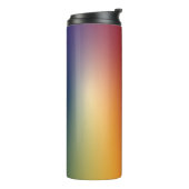 gradiënt ontwerp achtergrond op thermische tumbler thermosbeker (Gedraaid links)