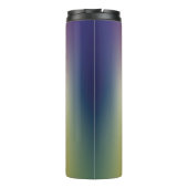 gradiënt ontwerp achtergrond op thermische tumbler thermosbeker (Achterkant)
