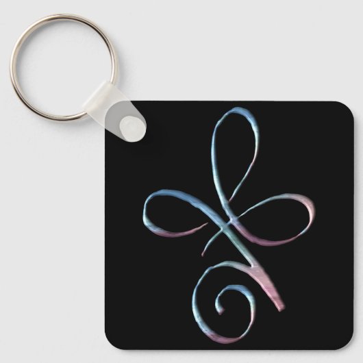 Gradient Onvoorwaardelijke Liefde Sleutelhanger (Voorkant)