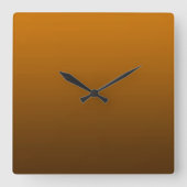 Gradient Orange - deep to light | Mood Background| Vierkante Klok (Voorkant)