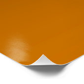 Gradiënt Oranje - licht naar diep | Stemming Achte Perfect Poster (Hoek)