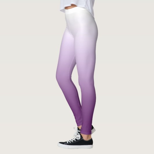 Gradiënt paars lila ombre leggings (Links)