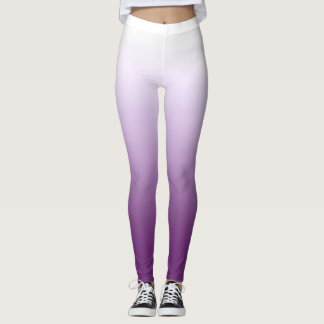 Gradiënt paars lila ombre leggings