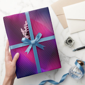 Gradiënt Paars Roze Fusie Donker Abstract Patroon Cadeaupapier