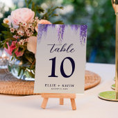 Gradiënt Paarse Bloemen bruiloft