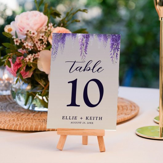 Gradiënt Paarse Bloemen bruiloft