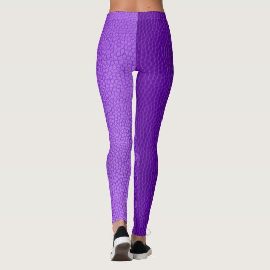 Gradiënt Paarse elegante Leggings (Achterkant)