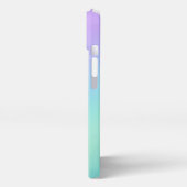 Gradiënt paarse lavendel iPhone hoesje (Linkerkant)