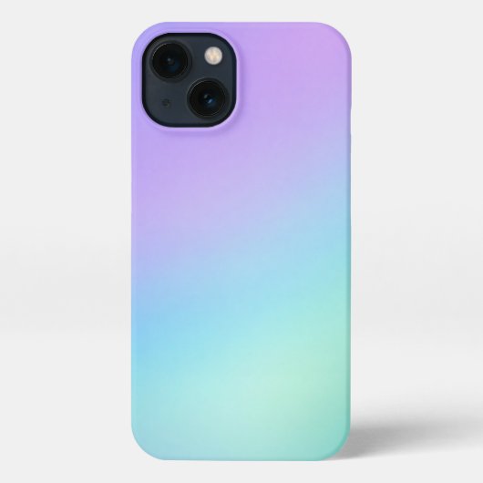 Gradiënt paarse lavendel iPhone hoesje (Achterkant)