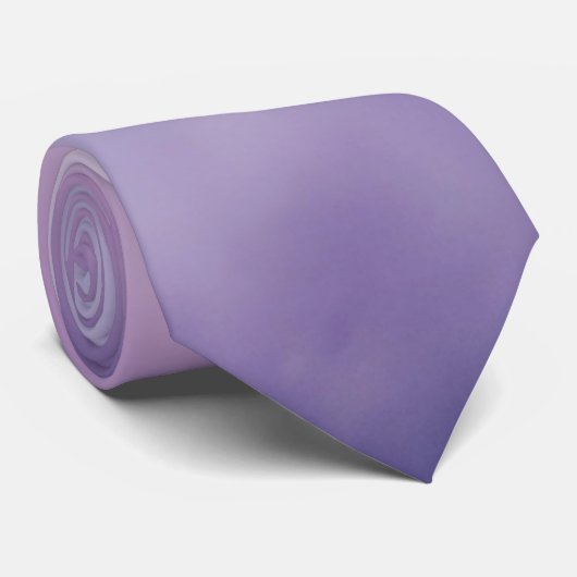 Gradiënt Paarse, Lila, Blauw Elegant Stropdas (Opgerold)