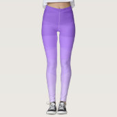 Gradiënt Paarse veelhoekig Leggings (Voorkant)