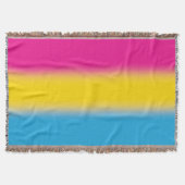 Gradient Pansexual Pride Flag – Kleurrijke Pan Fla Deken (Voorkant)