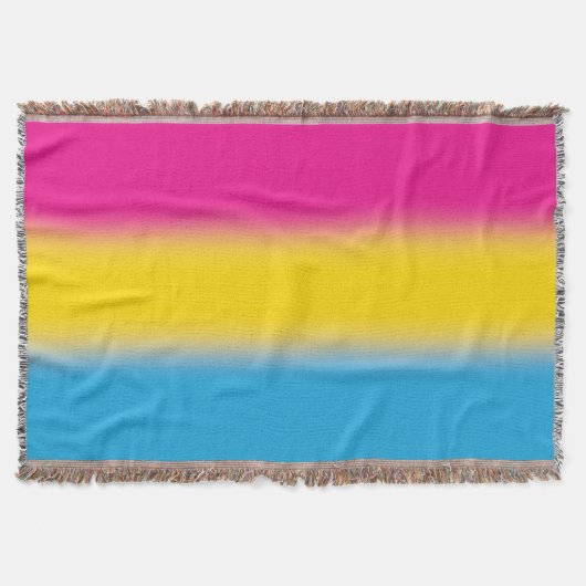 Gradient Pansexual Pride Flag – Kleurrijke Pan Fla Deken (Voorkant)