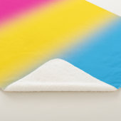 Gradient Pansexual Pride Flag – Kleurrijke Pan Fla Sherpa Deken (3/4)