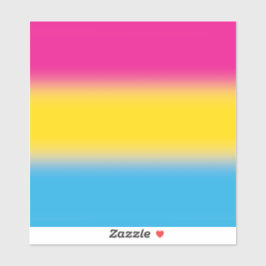 Gradient Pansexual Pride Flag – Kleurrijke Pan Fla Sticker