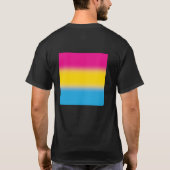Gradient Pansexual Pride Flag – Kleurrijke Pan Fla T-shirt (Achterkant)