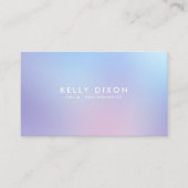 Gradient Pastel Child Psycholoog Professional Visitekaartje (Voorkant)