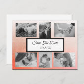 Gradiënt perachy koraal Foto slaat het Briefkaart  (Voorkant / Achterkant)