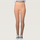 Gradiënt Perzik - diep naar licht | Seizoensstemmi Leggings (Voorkant)